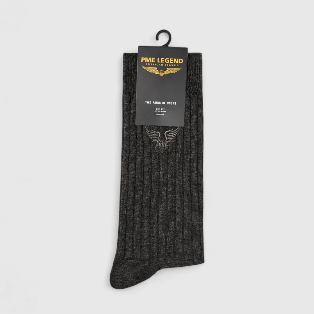 PAC2508922-9703 PME Legend Socks Ribbed Socks Dark Grey / Grijs