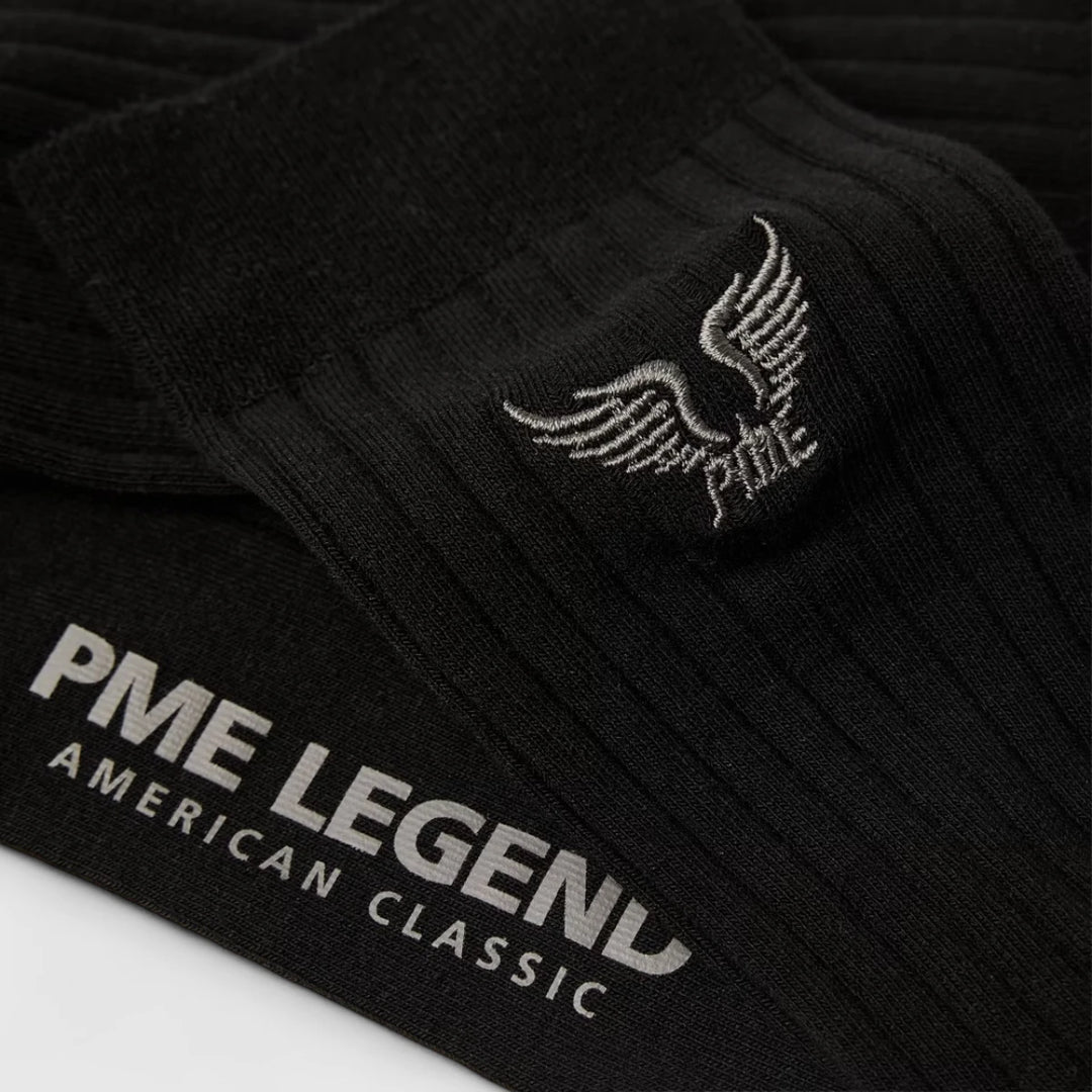 PAC2508922-999 PME Legend Socks Ribbed Socks Black / Zwart
