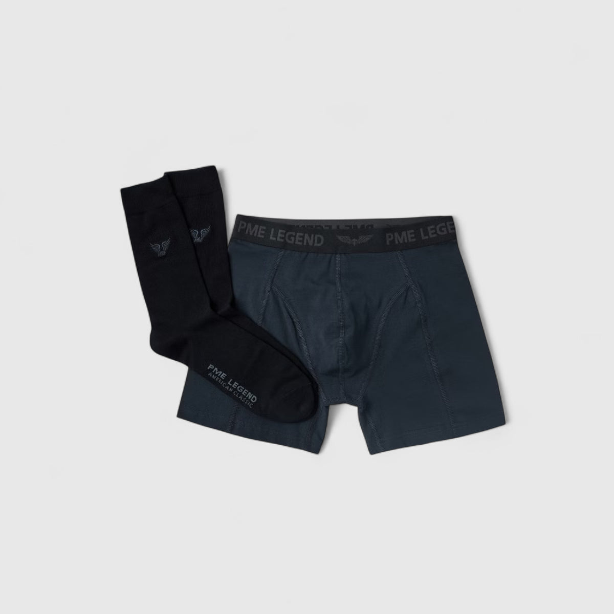 PBX2510604-5281 PME Legend Cadeauset Boxershorts & Sokken Salute / Donkerblauw