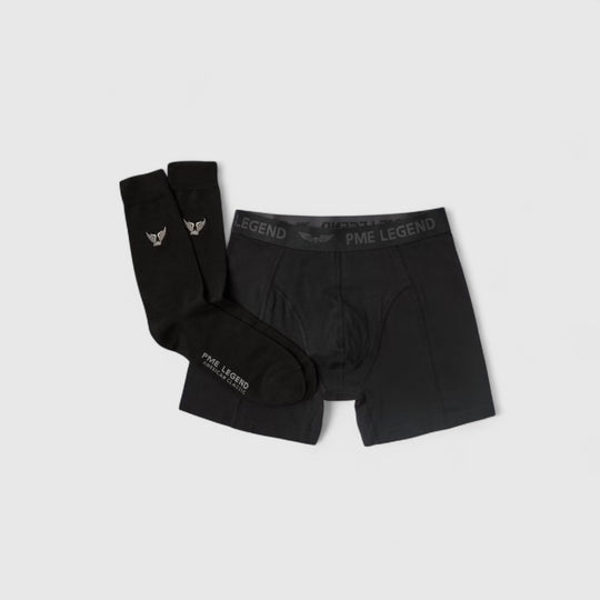 PBX2510604-999 PME Legend Cadeauset Boxershorts & Sokken Black / Zwart