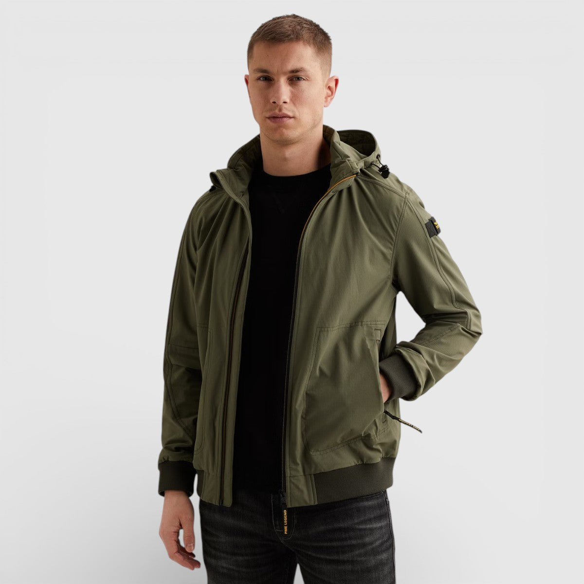 PJA2602124-6414 PME Legend FLIGHT Jacket Dusty Olive / Groen