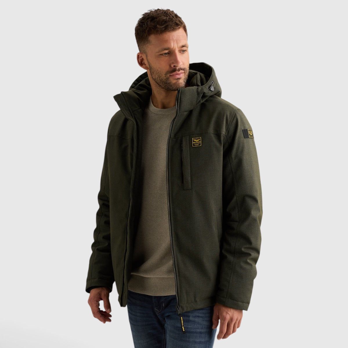 PME Legend Strator jas Beluga groen PJA2608112-8039, officiële productfoto 1