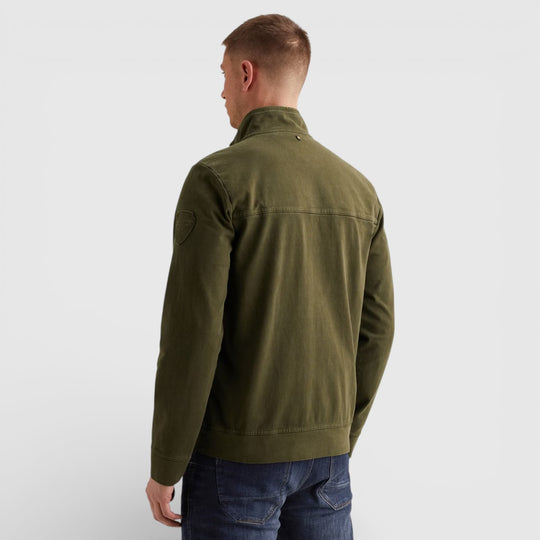 PJH2602479-6415 PME Legend Zip Jacket Open End Jersey Hybrid Ivy Green / Groen
