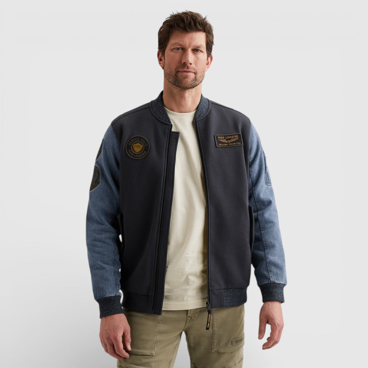 PJH2602484-5116 PME Legend INTERLOCK Jacket Mood Indigo / Blauw