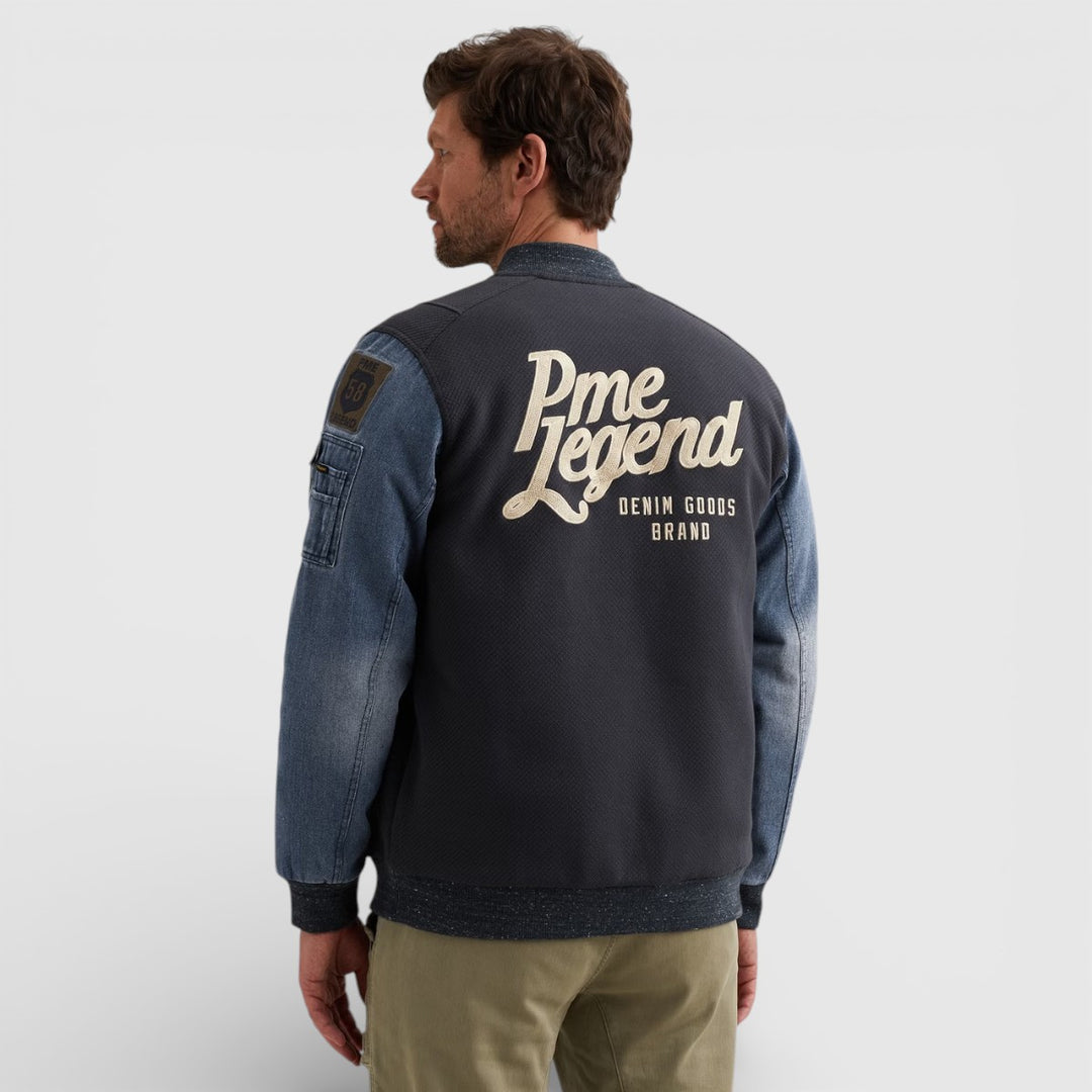 PJH2602484-5116 PME Legend INTERLOCK Jacket Mood Indigo / Blauw