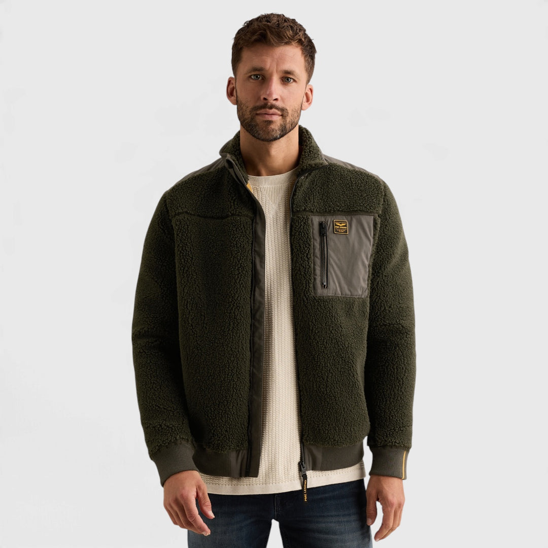 PJH2610478-8039 PME Legend Jas Sherpa Hybrid Beluga / Donkergroen