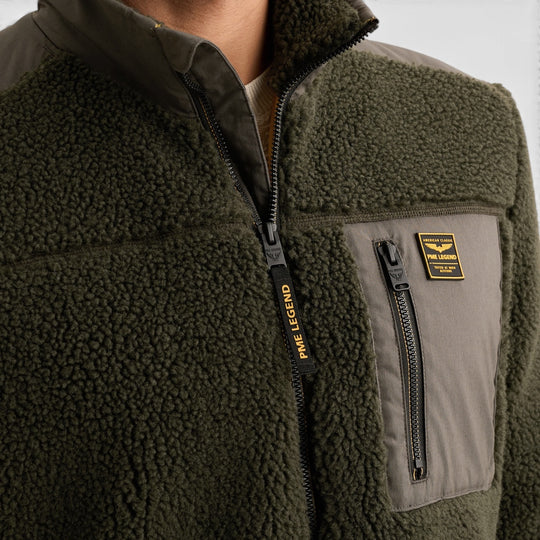 PJH2610478-8039 PME Legend Jas Sherpa Hybrid Beluga / Donkergroen