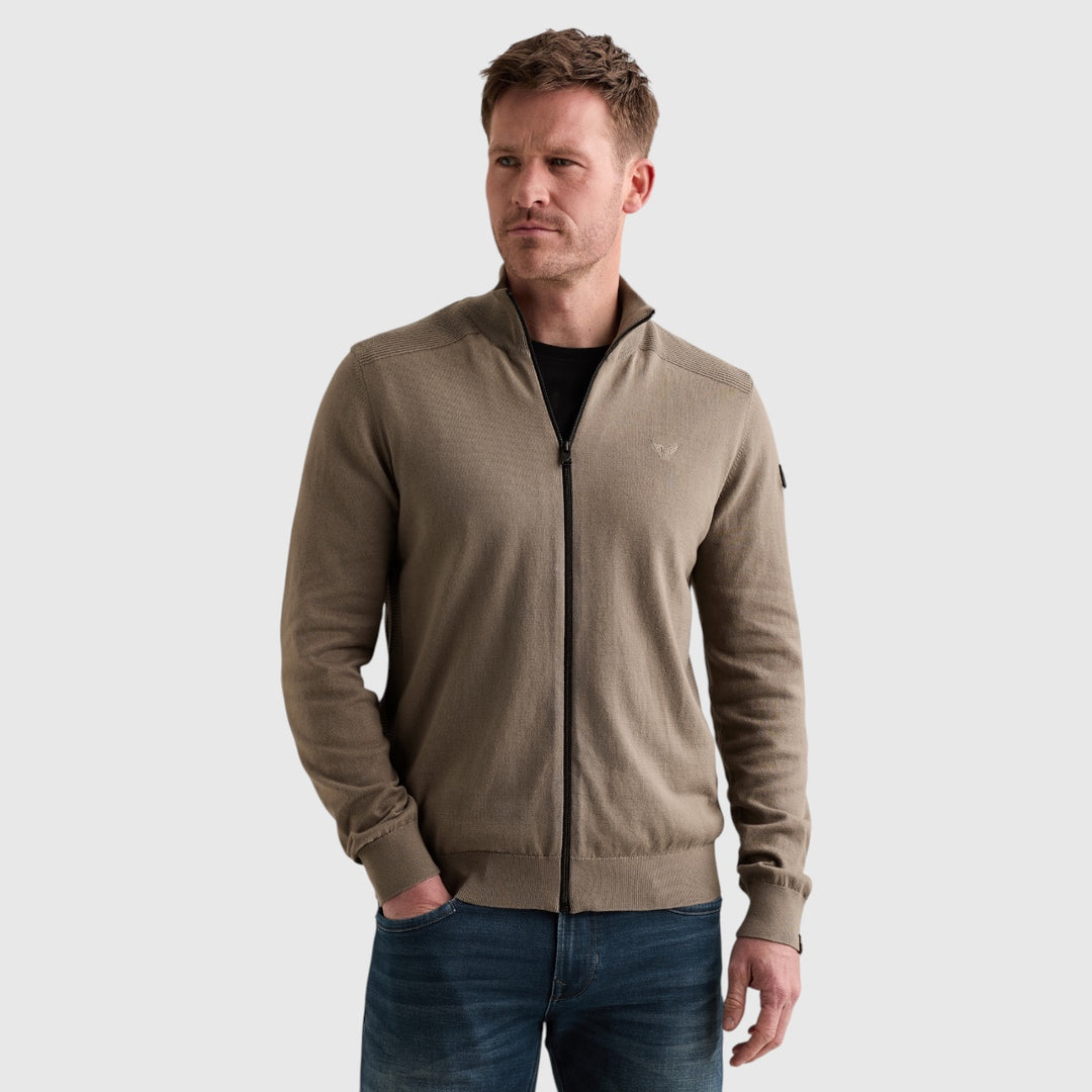 PME Legend Vest van Biologisch Katoen met Ritssluiting