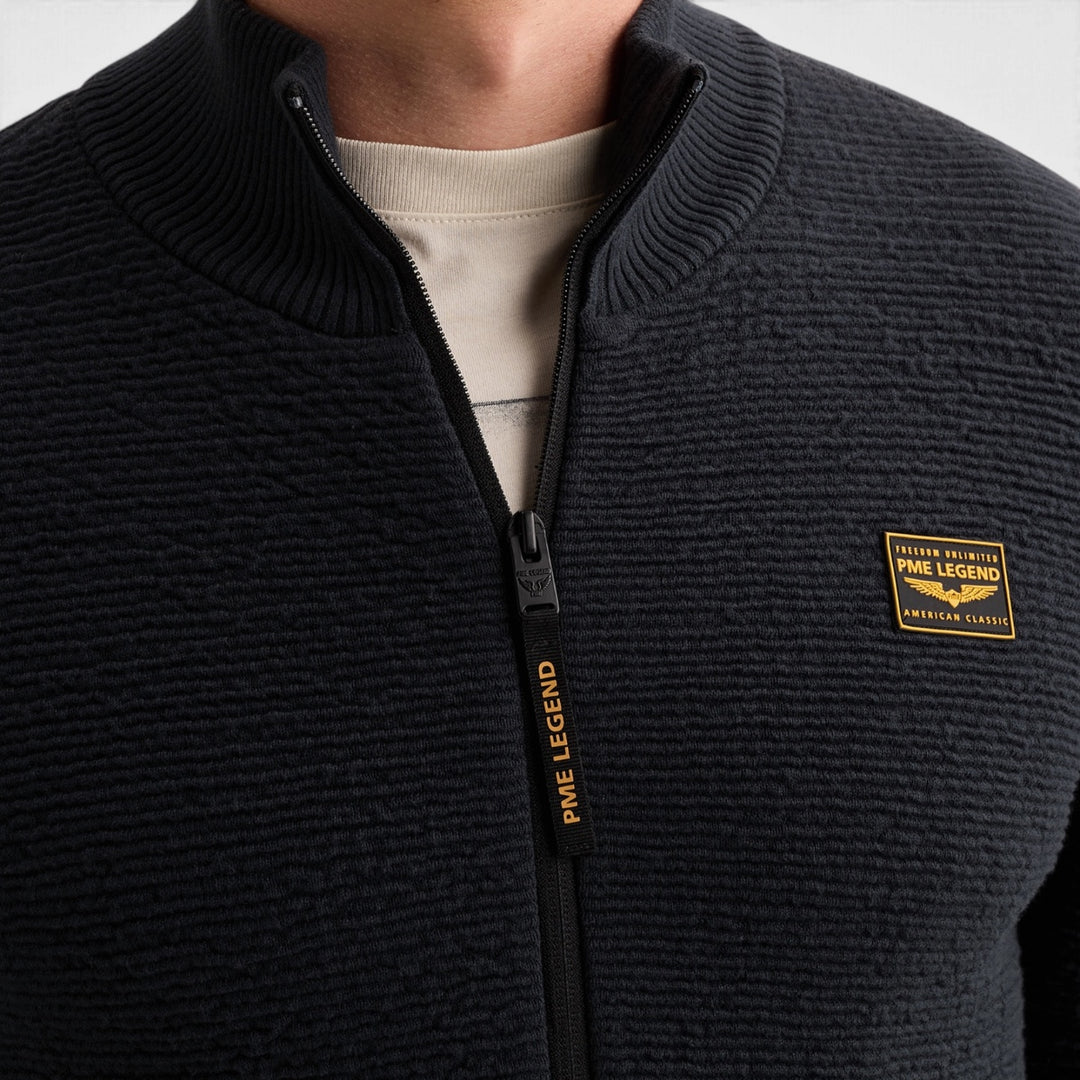PKC2610322-5281 PME Legend Vest Texture Yarn Salute / Marineblauw