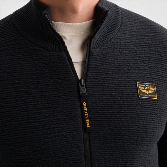 PKC2610322-5281 PME Legend Vest Texture Yarn Salute / Marineblauw