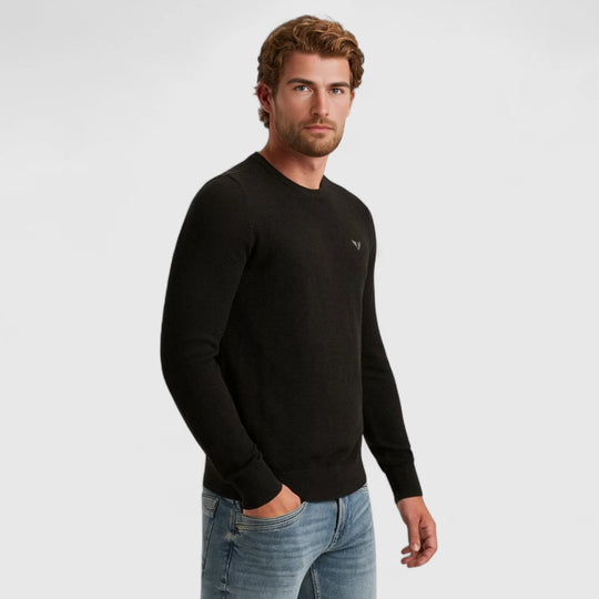 PKW0000334-999 PME Legend Knitwear Cotton Modal Zwart