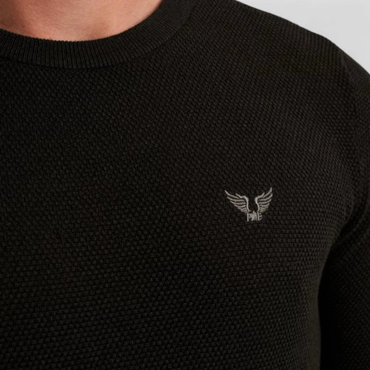 PKW0000334-999 PME Legend Knitwear Cotton Modal Zwart