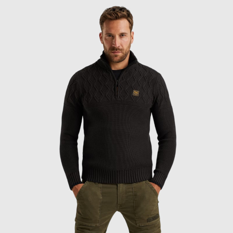  PKW2409324-995 PME Legend Half Zip Collar Cotton Mix Yarn
