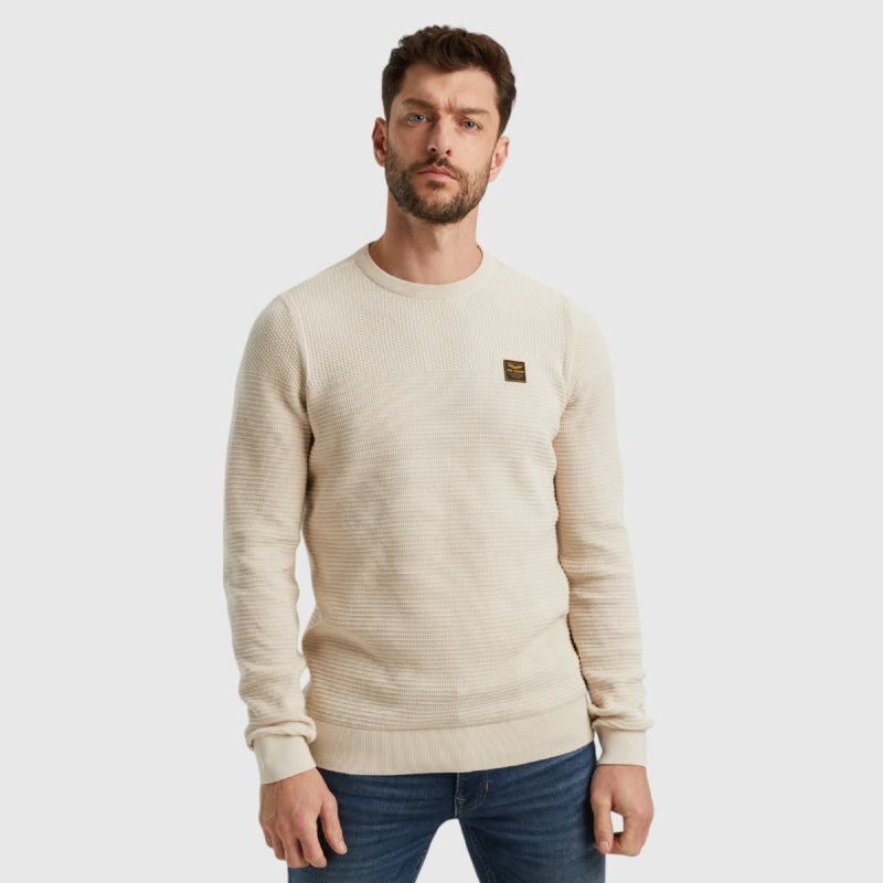 PKW2410300-7013 PME Legend Round Neck Cotton Mouline