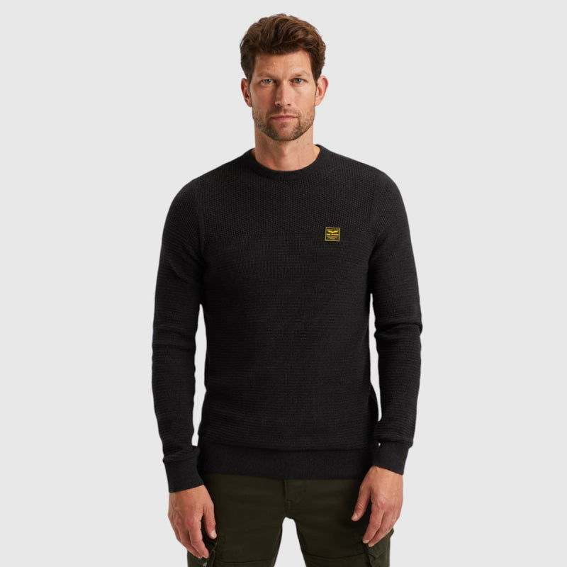 PKW2410300-999 PME Legend Round Neck Cotton Mouline