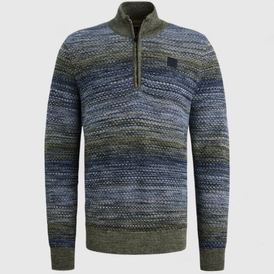 PKW2511331-5301 PME Legend Half Zip Collar Colormix Vintage Indigo