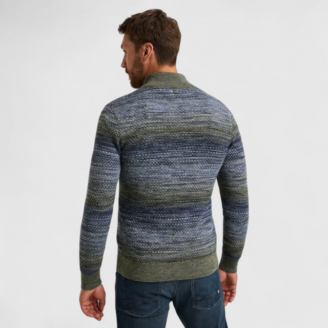 PKW2511331-5301 PME Legend Half Zip Collar Colormix Vintage Indigo