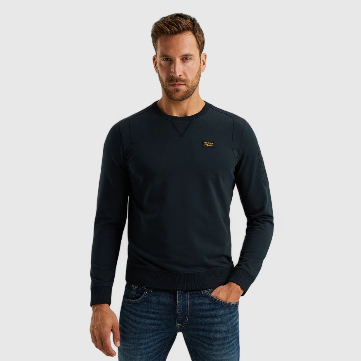 PLS0000431-5073 Round Neck Airstrip Sweat Sky Captain