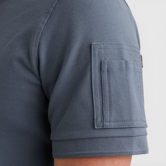 PPSS2602899-5052 PME Legend Short Sleeve Trackway Polo Misty Water / Blauw