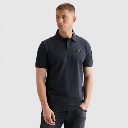 PPSS2602899-5116 PME Legend Short Sleeve Trackway Polo Mood Indigo / Blauw