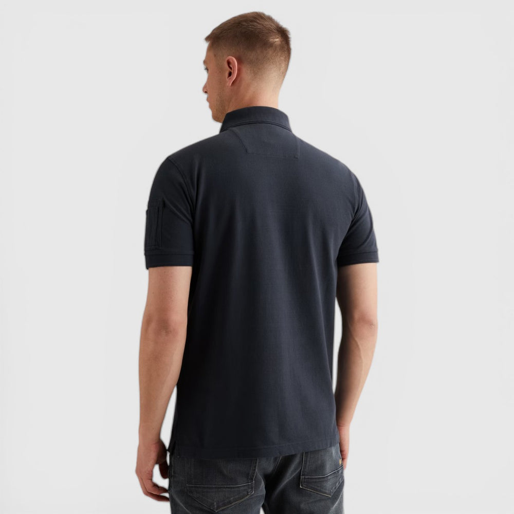 PPSS2602899-5116 PME Legend Short Sleeve Trackway Polo Mood Indigo / Blauw