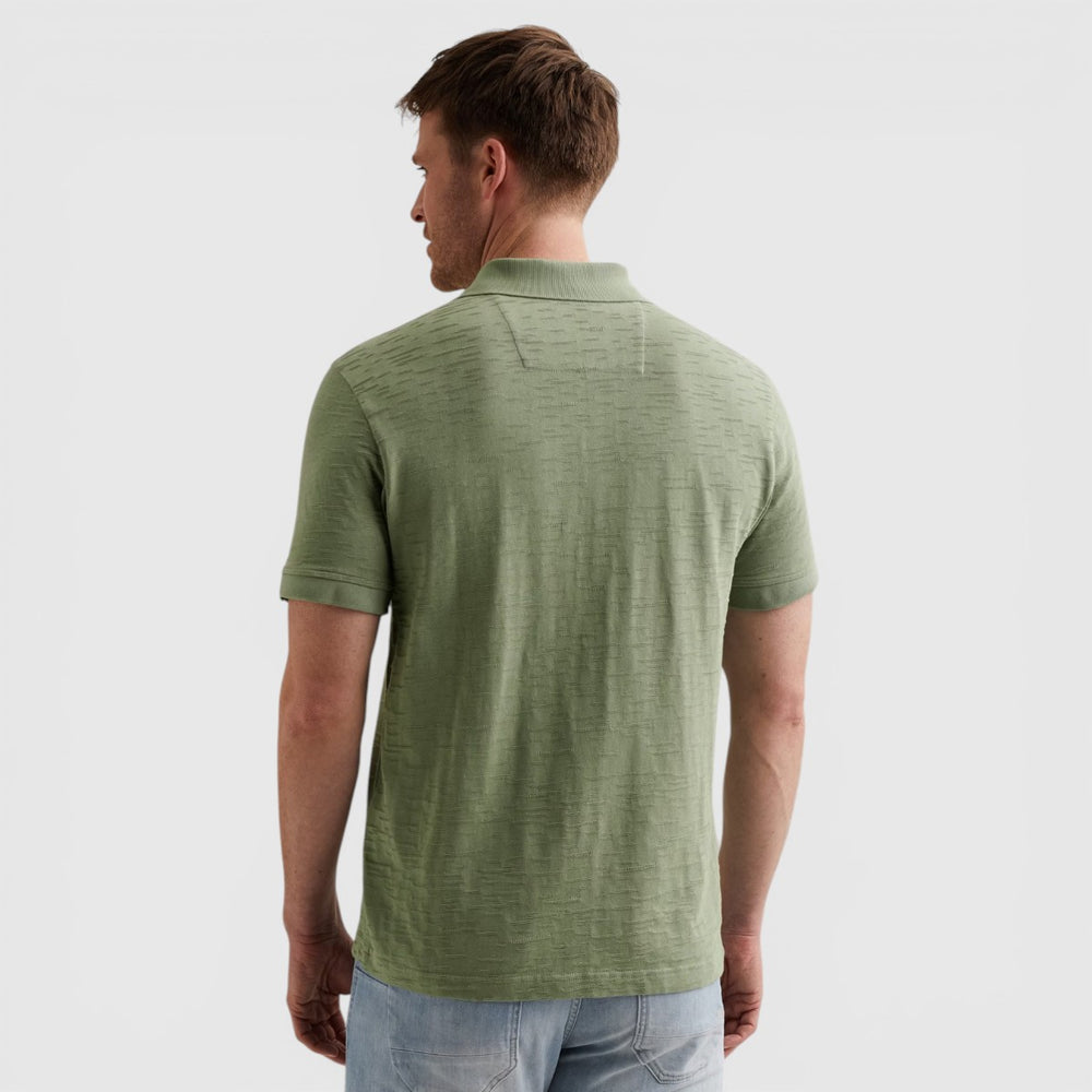 PPSS2604868-6123 PME Legend Polo Jacquard jersey Iceberg Green / Groen