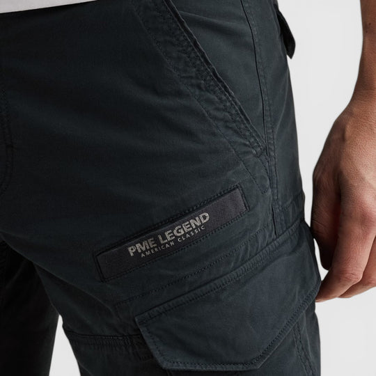 PSH2604661-5282 PME Legend Korte Broek Nordrop Cargo Stretch Twill Carbon / Donkerblauw