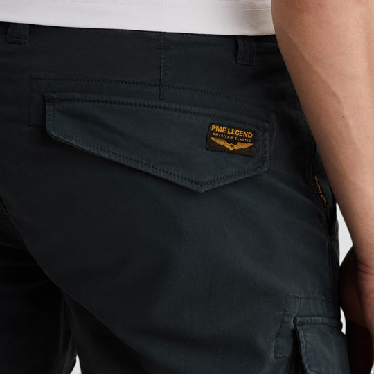 PSH2604661-5282 PME Legend Korte Broek Nordrop Cargo Stretch Twill Carbon / Donkerblauw
