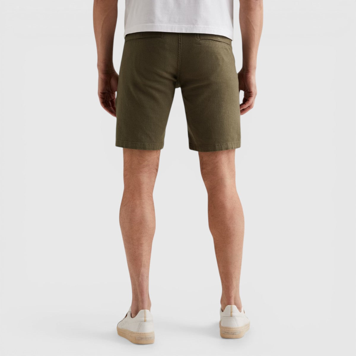 PSH2604665-6389 PME Legend Korte Broek Linen Structure Dusky Green / Groen
