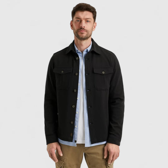 PSI2508231-5109 PME Legend Overshirt Comfort Heavy Twill Blue Graphite