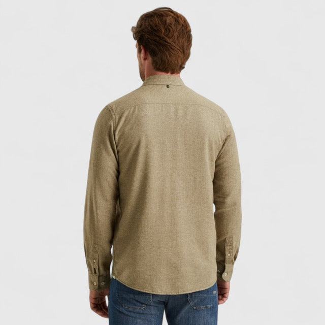 PSI2510202-6389 PME Legend Shirt YarnDyed Grindle Dusky Green