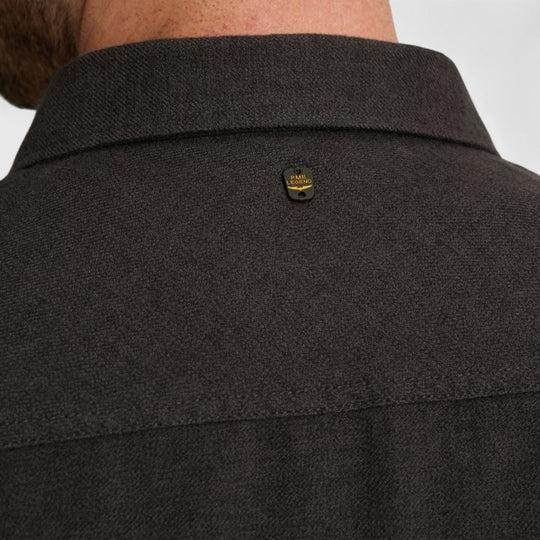 PSI2510202-9067 PME Legend Shirt YarnDyed Grindle Jet Black