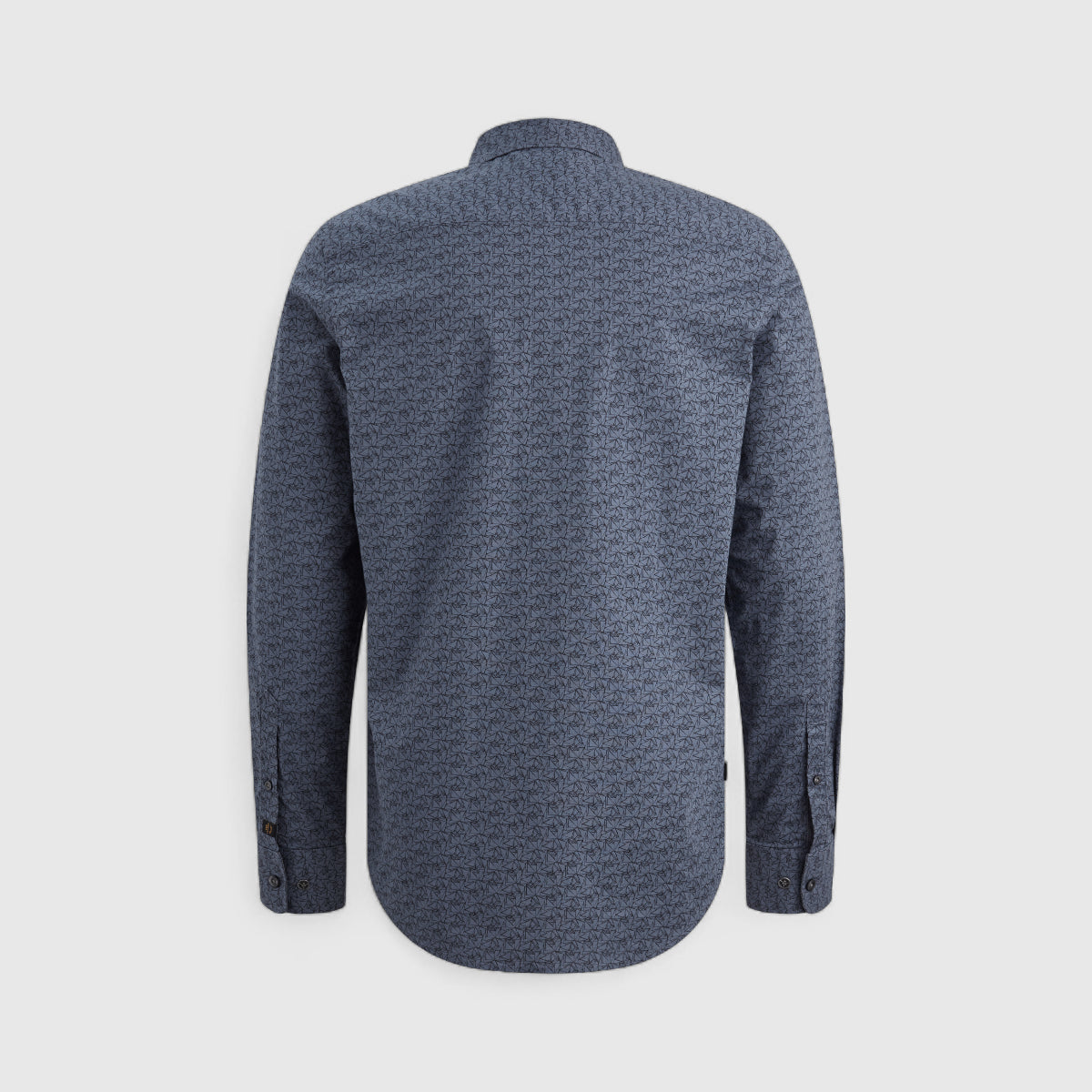 PSI2511239-5301 PME Legend Shirt Print On Cotton Lycra Vintage Indigo / Blauw