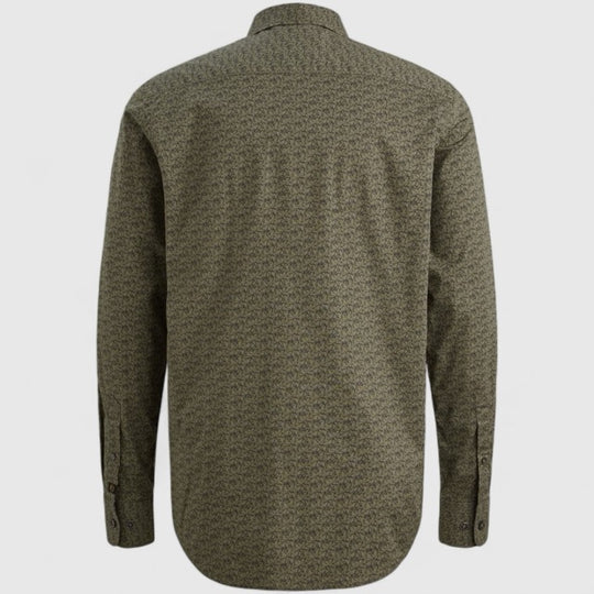 PSI2511239-6213 PME Legend Shirt Print On Cotton Lycra Four Leaf Clover / Groen