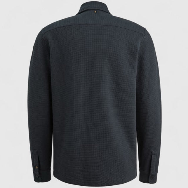 PSI2511246-5282 PME Legend Overshirt Waffle Jersey Carbon / Blauw