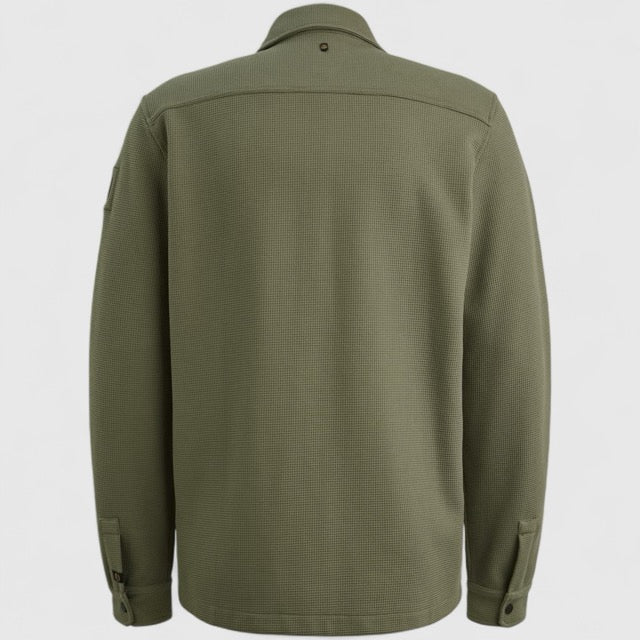 PSI2511246-6213 PME Legend Overshirt Waffle Jersey Four Leaf Clover / Groen