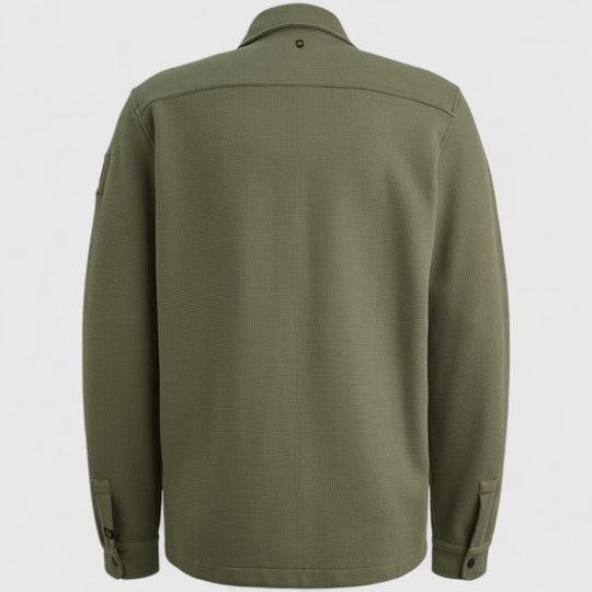 PSI2511246-6213 PME Legend Overshirt Waffle Jersey Four Leaf Clover / Groen