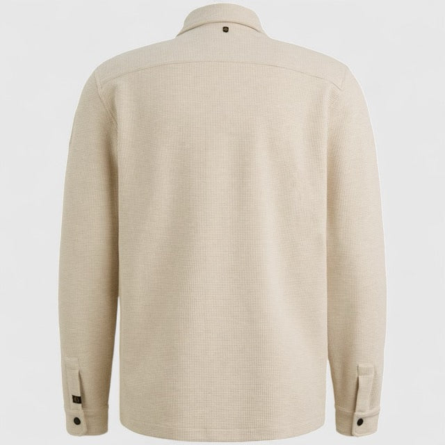 PSI2511246-7013 PME Legend Overshirt Waffle Jersey Bone White