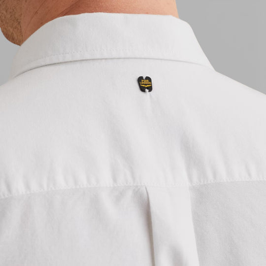 PSI650003-7003 PME Legend Overhemd 2 Tone Oxford Cotton Lycra Bright White / Wit