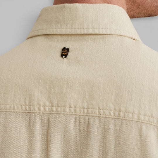 PSIS2603268-7013 PME Legend Overhemd van Slub Katoen Bone White / Wit