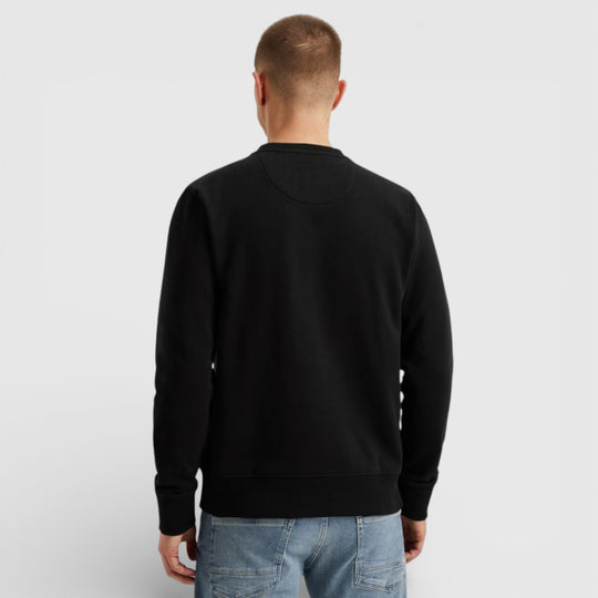 PSW0000440-999 PME Legend Crewneck Logo Soft Terry Black / Zwart