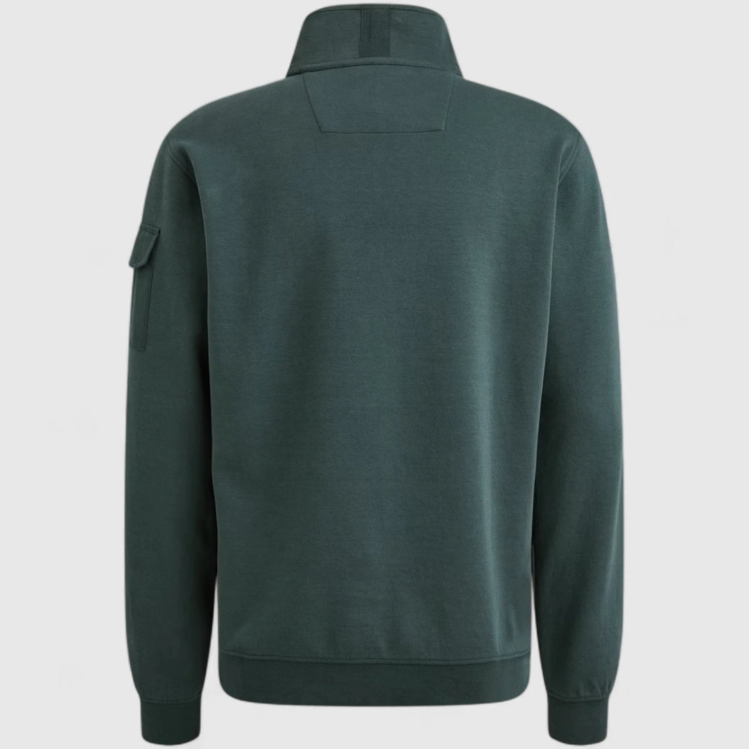 PSW2508423-5125 PME Legend Sweater Half Zip Collar Interlock Jersey Stargazer / Blauw