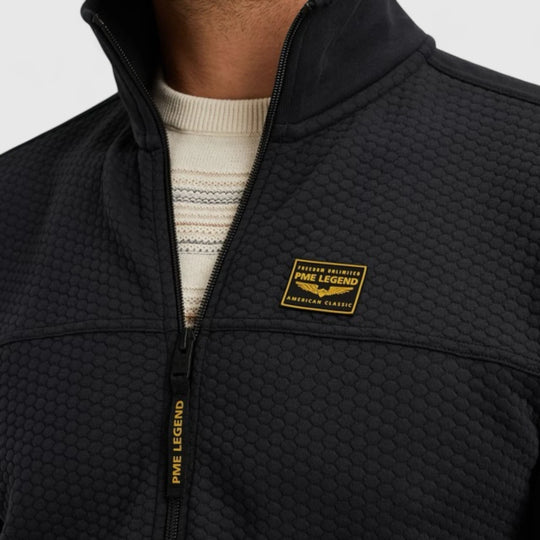 PSW2508436-5281 PME Legend Zip Jacket Jacquard Interlock Sweat Salute