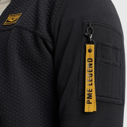 PSW2508436-5281 PME Legend Zip Jacket Jacquard Interlock Sweat Salute