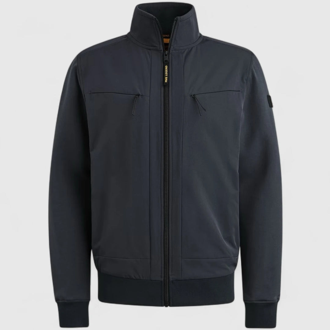 PSW2508438-5281 PME Legend Sweater Zip Jacket Jacquard Interlock Salute