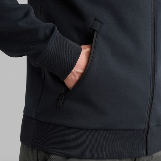 PSW2602476-5281 PME Legend Zip Jacket Jacquard Interlock Sweat Salute / Donkerblauw