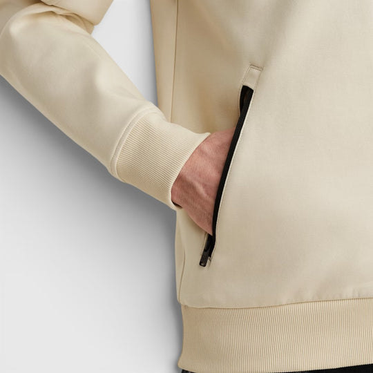 PSW2602476-7013 PME Legend Zip Jacket Jacquard Interlock Sweat Bone White / Wit