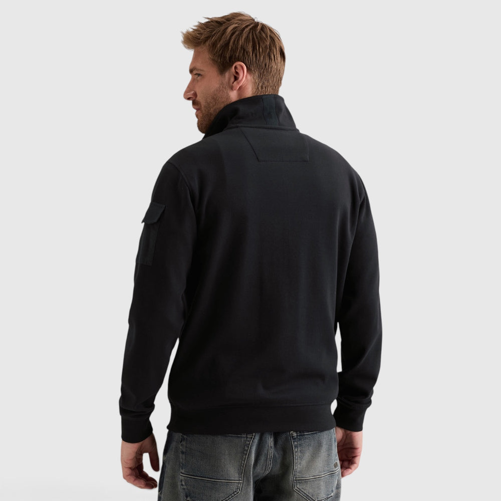 PME Legend Sweater Half Zip Collar Interlock Jersey