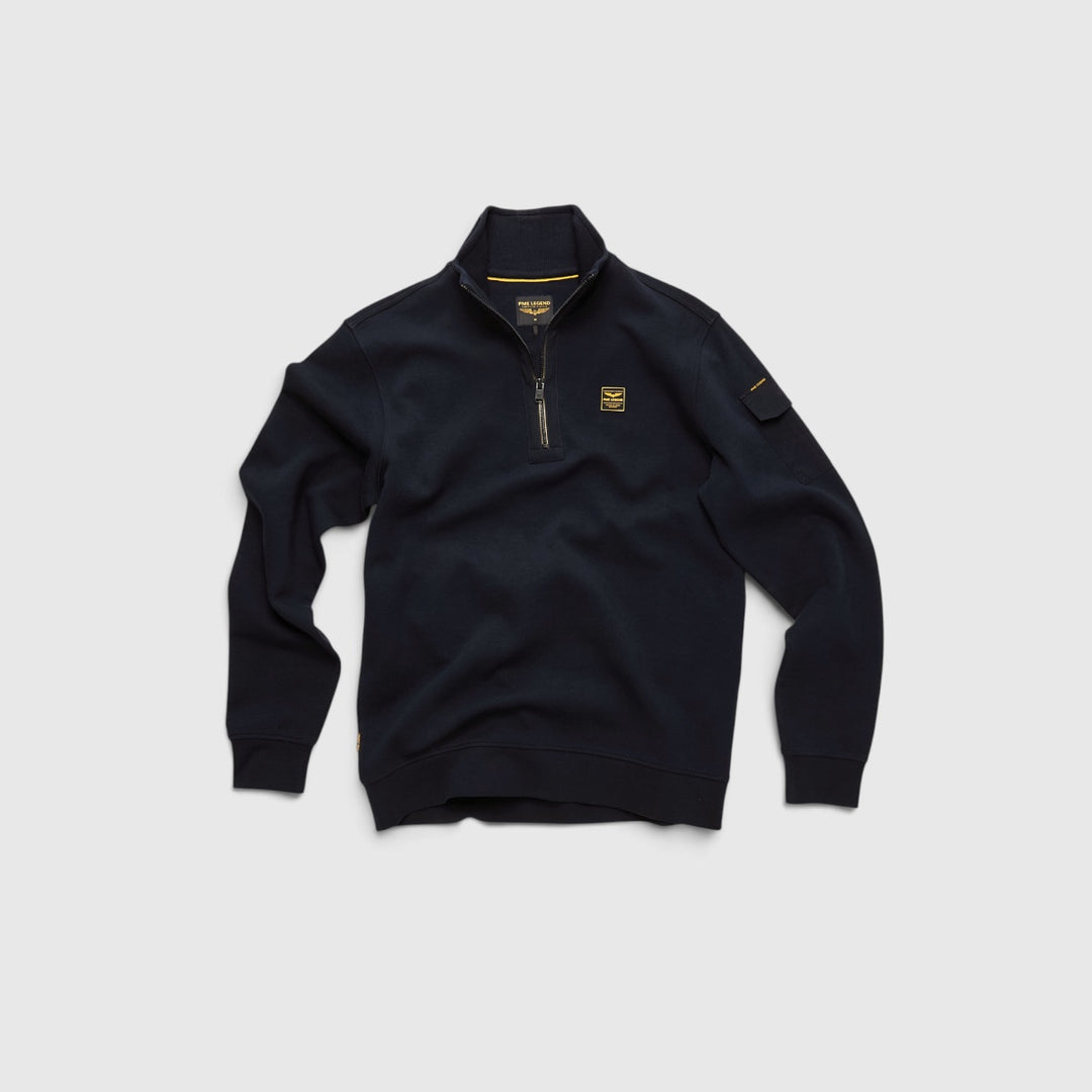 PME Legend Sweater Half Zip Collar Interlock Jersey