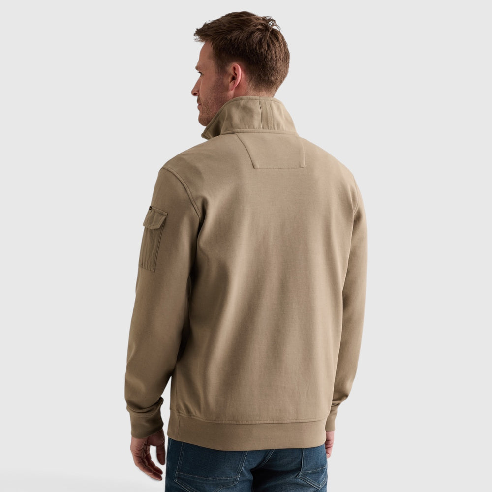 PME Legend Sweater Half Zip Collar Interlock Jersey